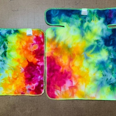 FRALDA REUTILIZÁVEL PRÉ-PLANA ELÁSTICA BAMBU TINGIDA RN - TWO BUSY BUMS