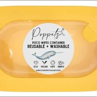 RECIPIENTE HERMÉTICO PARA TOALHITAS REUTILIZÁVEIS  - POPPETS