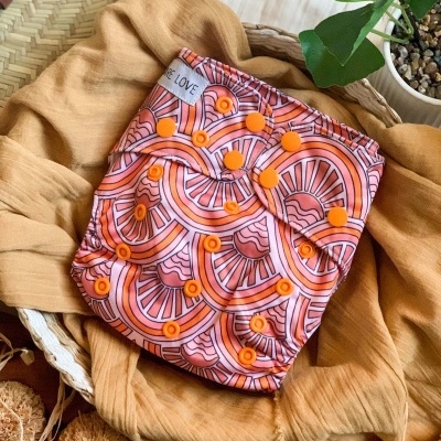 FRALDA REUTILIZÁVEL BASICS TAMANHO ÚNICO MOLAS - BARE LOVE