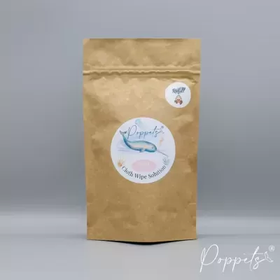 SOLUÇÃO DE LIMPEZA PARA TOALHITAS REUTILIZÁVEIS (RECARGAS) - POPPETS