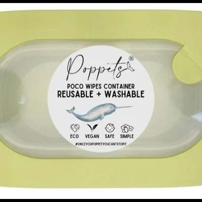 RECIPIENTE HERMÉTICO PARA TOALHITAS REUTILIZÁVEIS  - POPPETS