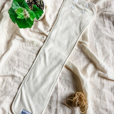 ABSORVENTE SNAKE 5 CAMADAS BAMBO TERRY - BARE LOVE