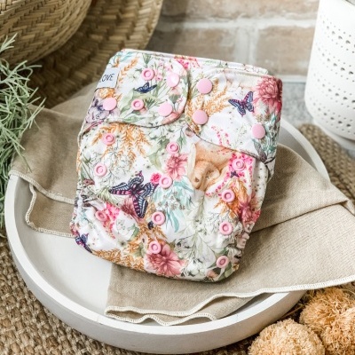 FRALDA REUTILIZÁVEL BASICS TAMANHO ÚNICO MOLAS - BARE LOVE