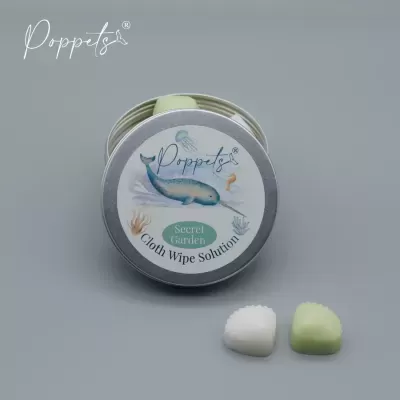 SOLUÇÃO DE LIMPEZA PARA TOALHITAS REUTILIZÁVEIS - POPPETS