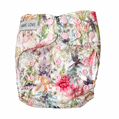 FRALDA REUTILIZÁVEL BOMBPROOF TAMANHO ÚNICO MOLAS - BARE LOVE