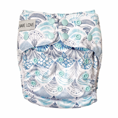 FRALDA REUTILIZÁVEL BOMBPROOF TAMANHO ÚNICO MOLAS - BARE LOVE
