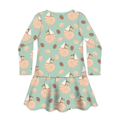 VESTIDO MANGA COMPRIDA - AND THE WALLS BECAME THE WORLD ALL AROUND - SLEEP NO MORE