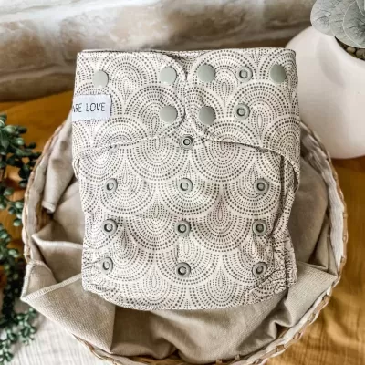 FRALDA REUTILIZÁVEL BOMPROF NIGHTPROOF TAMANHO ÚNICO MOLAS - BARE LOVE