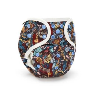 FRALDA REUTILIZÁVEL BOLSO/AIO/AI2 TAMANHO ÚNICO ORIGINAL 3 EM 1 (3-18KG) MOLAS - FUDGEY PANTS