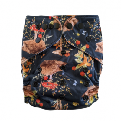 FRALDA REUTILIZÁVEL AI2 TAMANHO ÚNICO (3-15KG) MOLAS - CLEVER WEE FOX