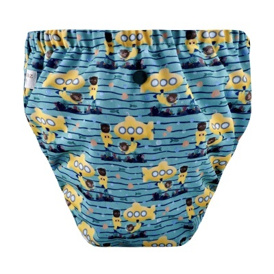 FRALDA REUTILIZÁVEL " WET AND WILD" PULL-UP JÚNIOR (XL) - BELLS BUMZ