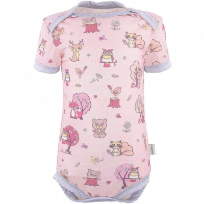 BODY MANGA CURTA LÃ MERINO FINA - CRAWLER