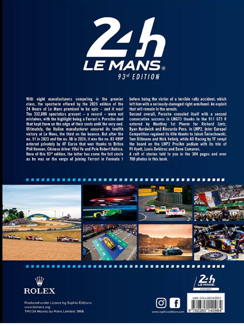 Le Mans 24 Hours 2025: Official Yearbook Le Mans 24 Hours 2025: Official Yearbook