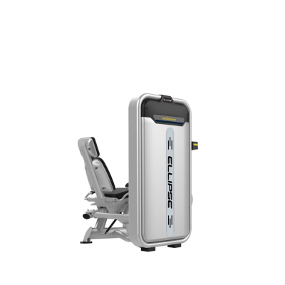 Máquina de exercício para pernas da marca Ellipse com assento cinza