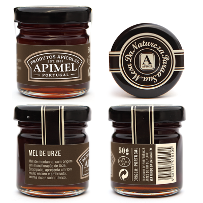 Mel Miniaturas - Caixa com 50 frascos de 50g