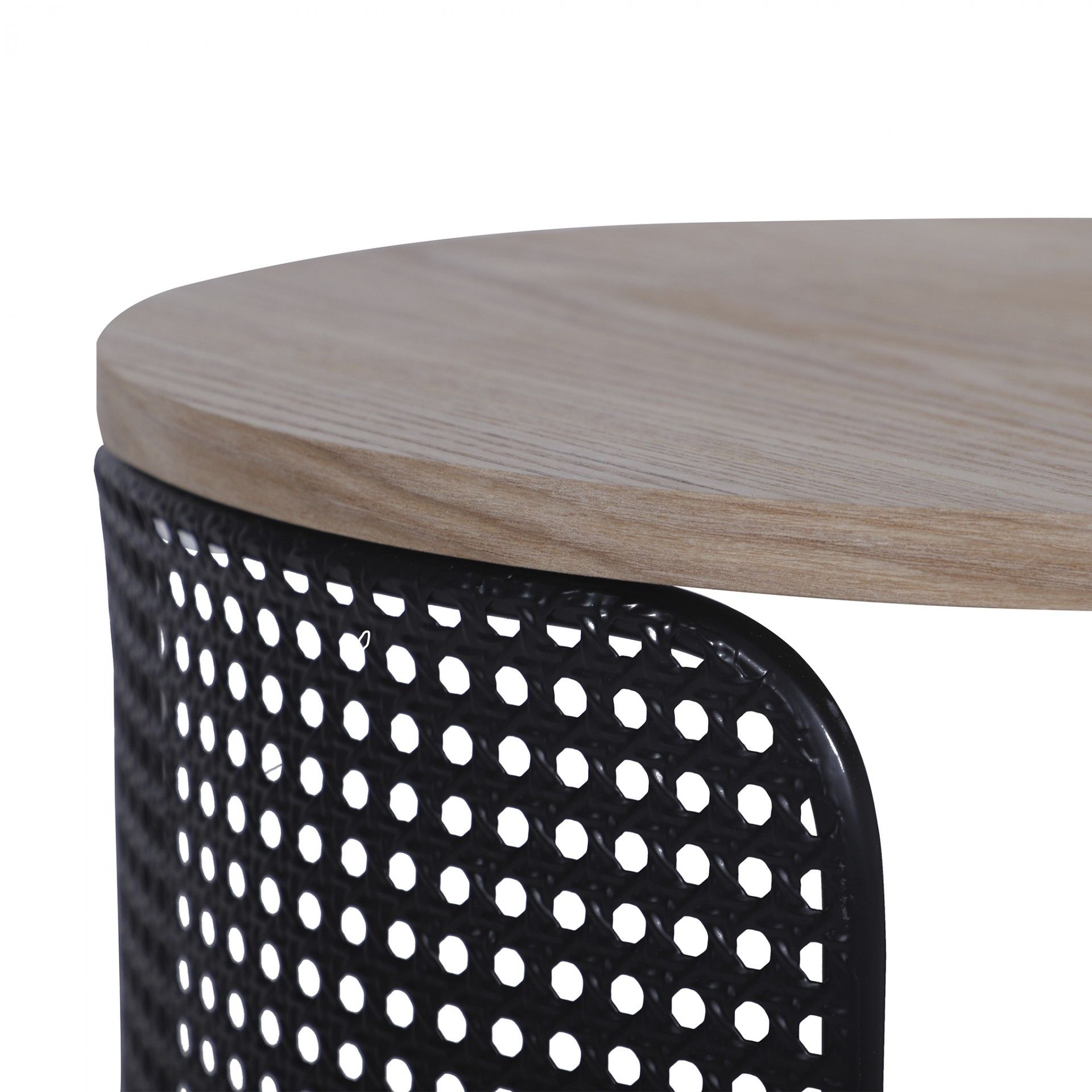 Mesa Auxiliar LOFT | Metal&Madeira | 39x39x40CM