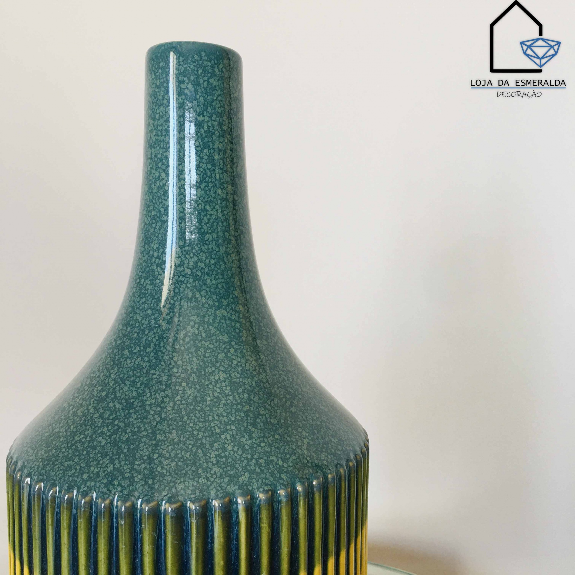 Jarras Verde Oceano e Amarelo | Cerâmica