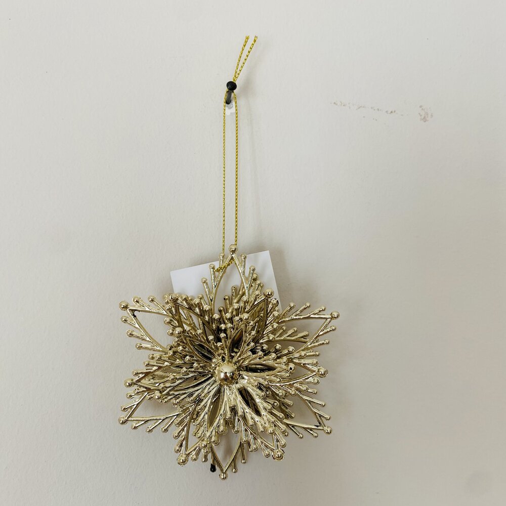 Ornamento de Natal para Árvore - 10CM - Dourado
