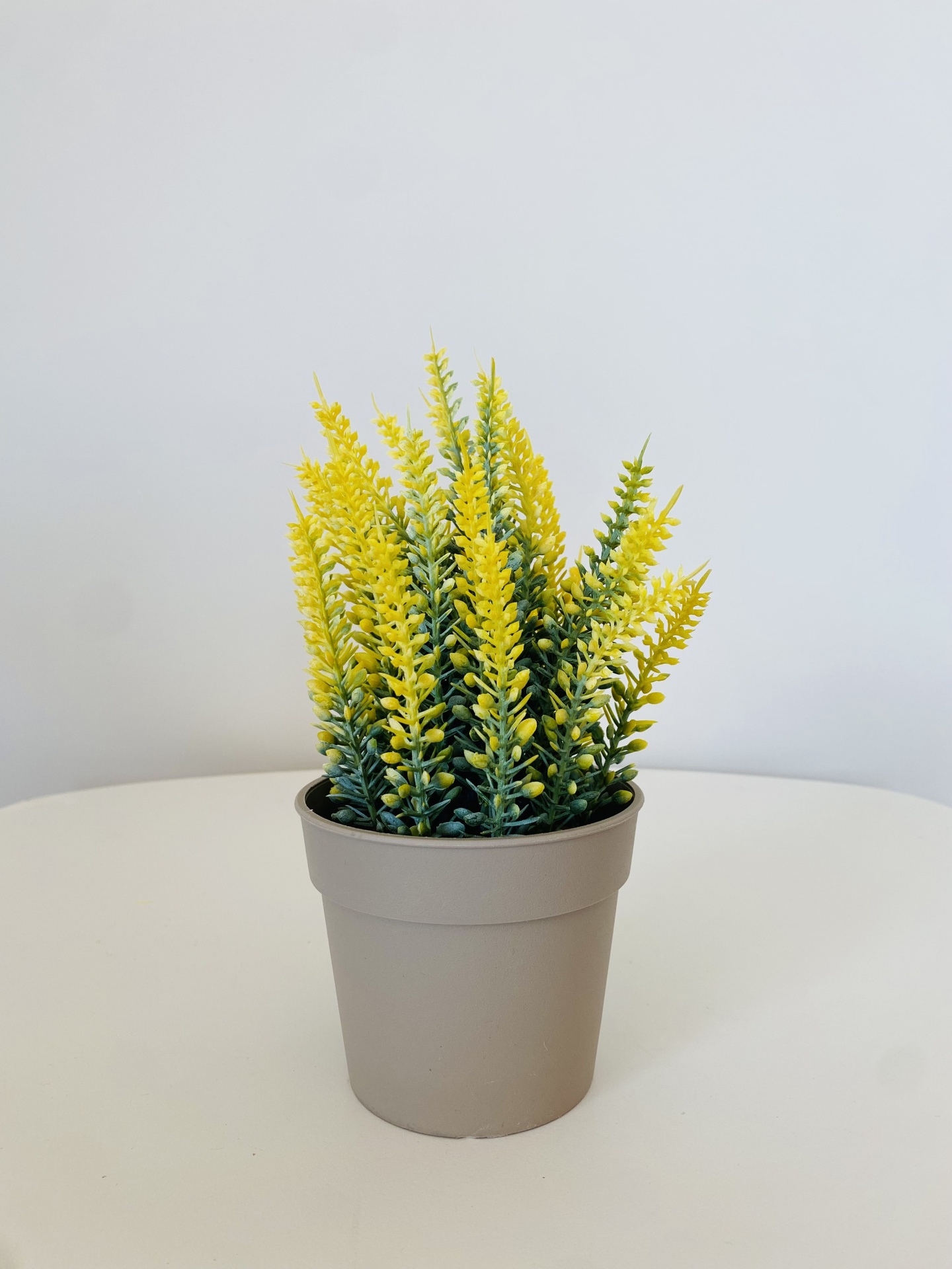 Planta Artificial com Flor em Vaso - C13xL13xA20CM - Amarelo