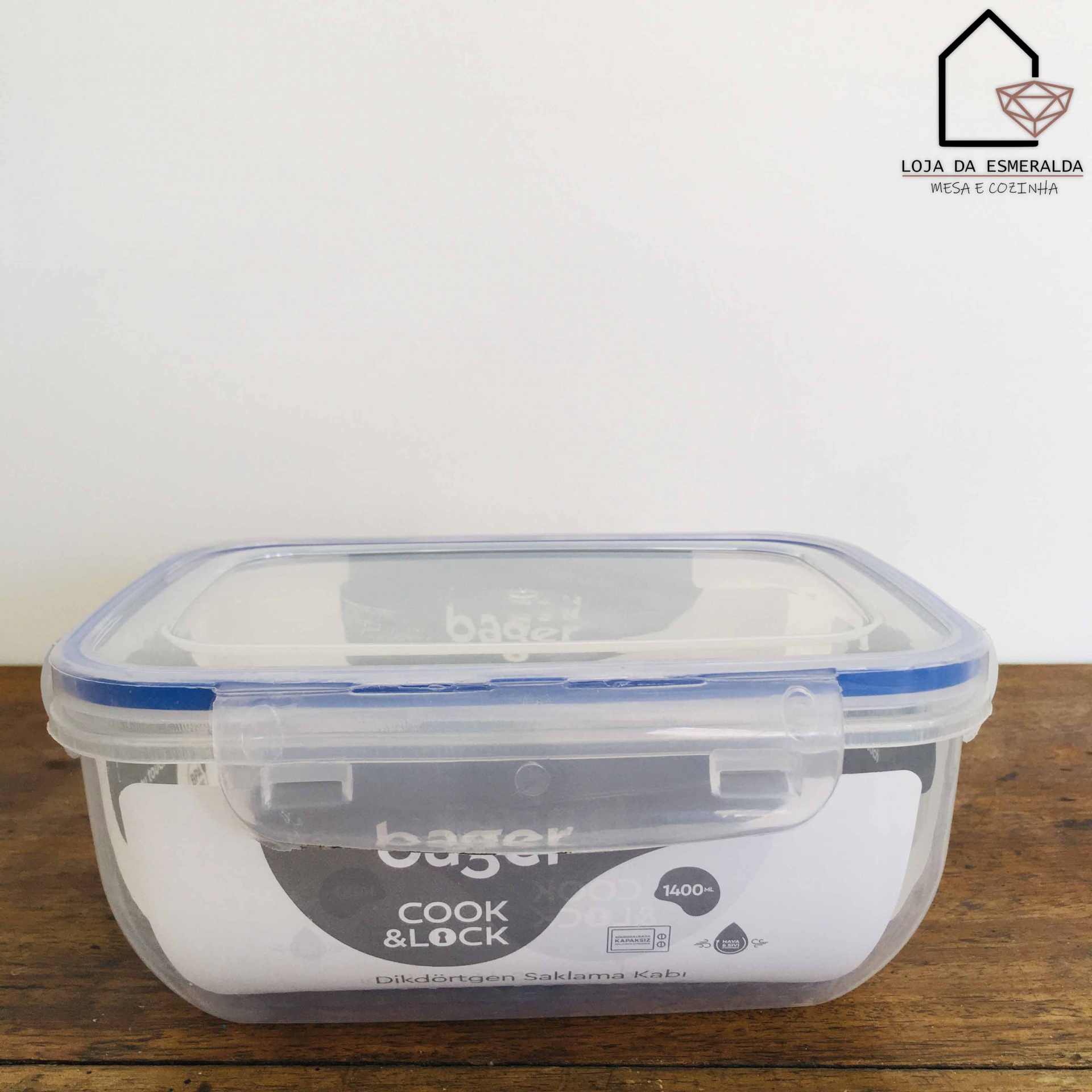 Recipientes p/ Conservação de Alimentos | Retangulares | Vários Tamanhos