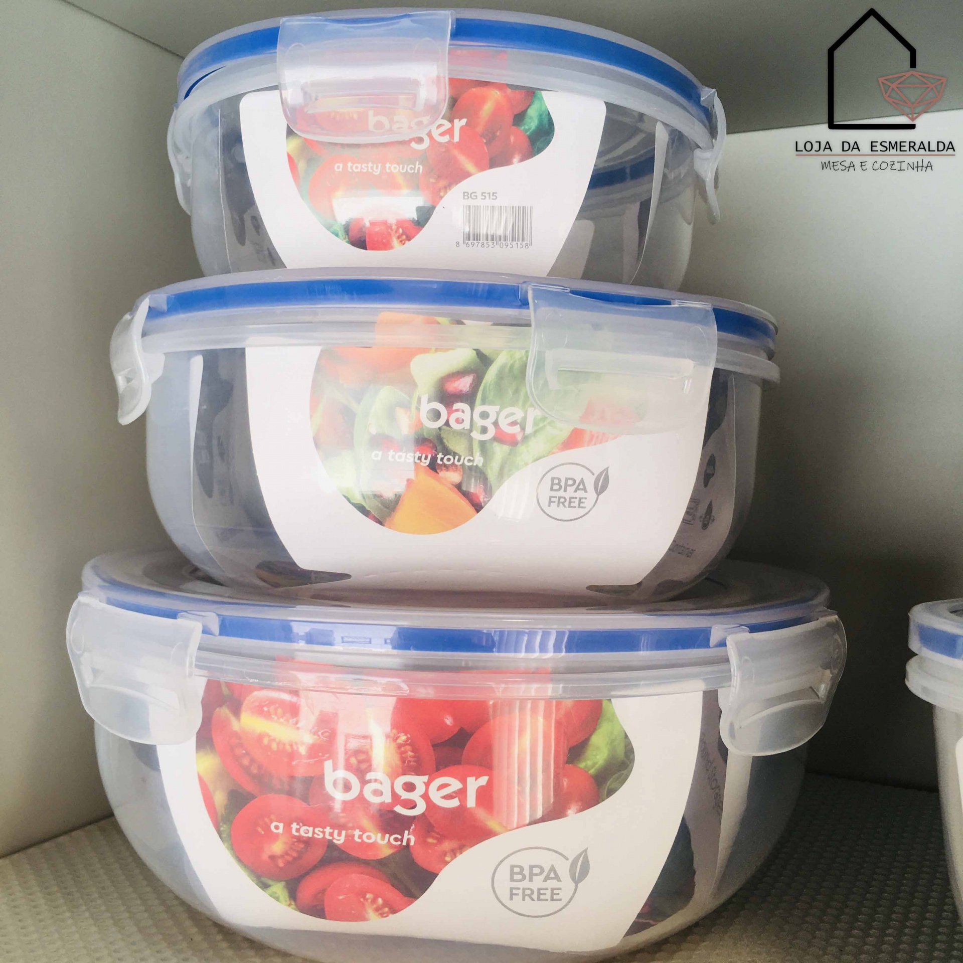 Recipientes p/ Conservação de Alimentos | Circulares | Vários Tamanhos