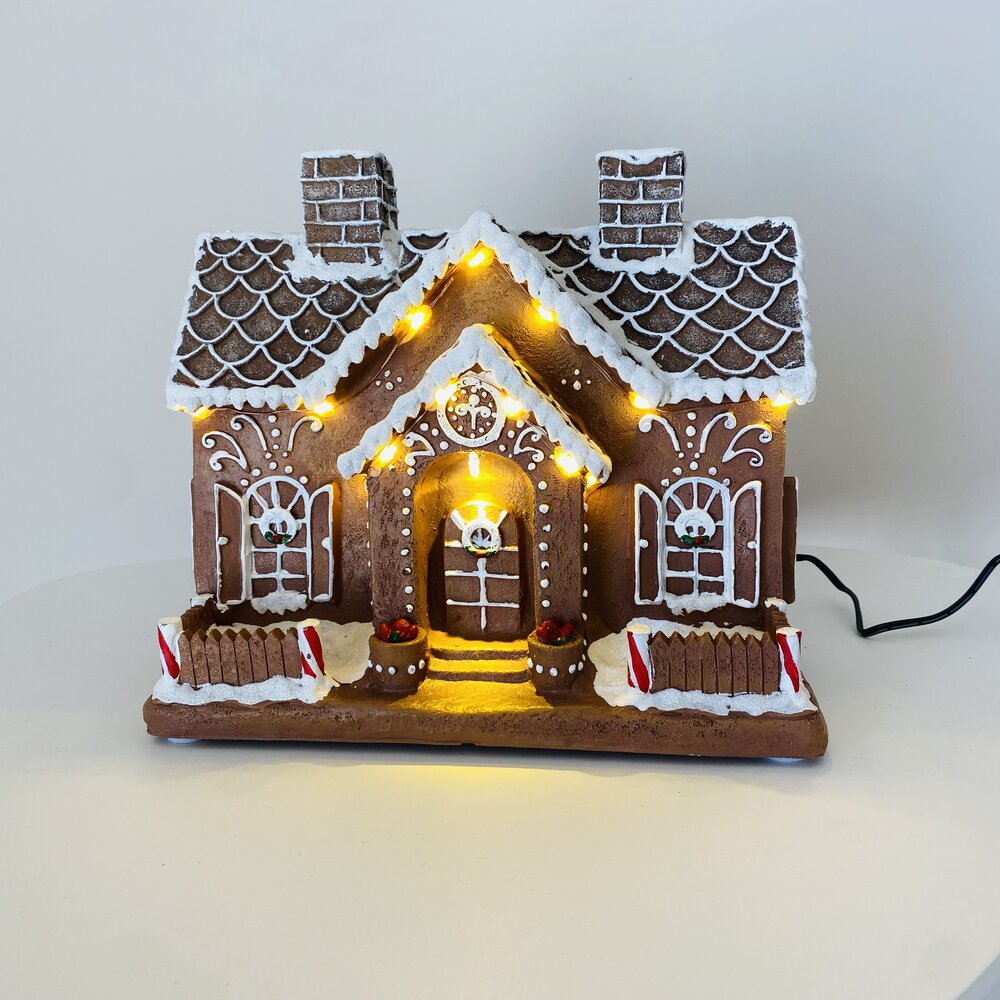 Casa de Natal c/ iluminação - C24xL13xA22CM