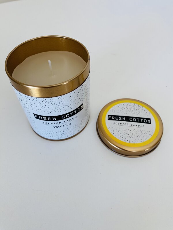 Vela com Aroma Algodão - 100gr