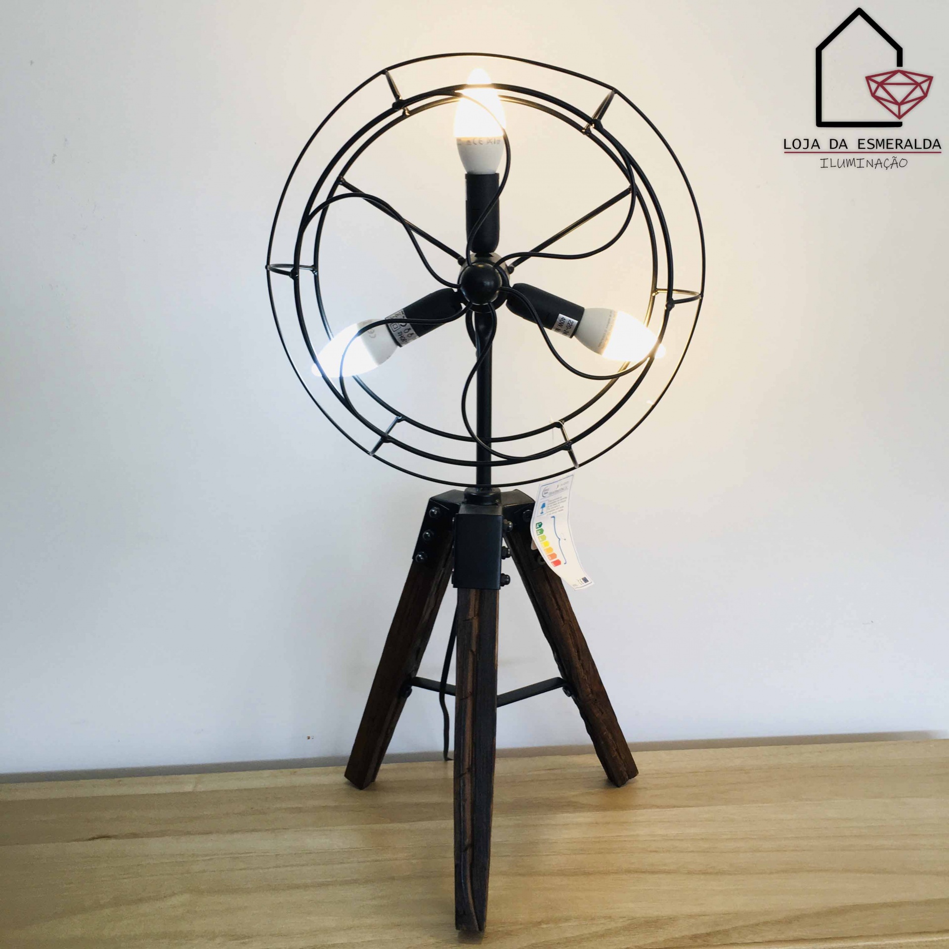 Candeeiro Madeira&Metal | 26x7x65 CM