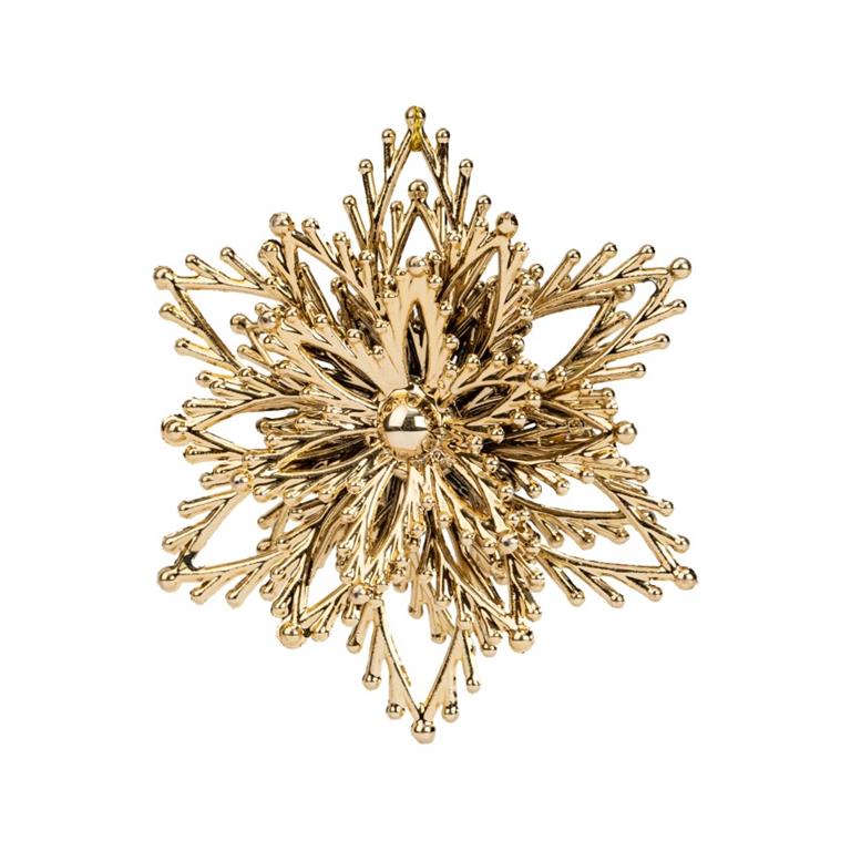 Ornamento de Natal para Árvore - 10CM - Dourado