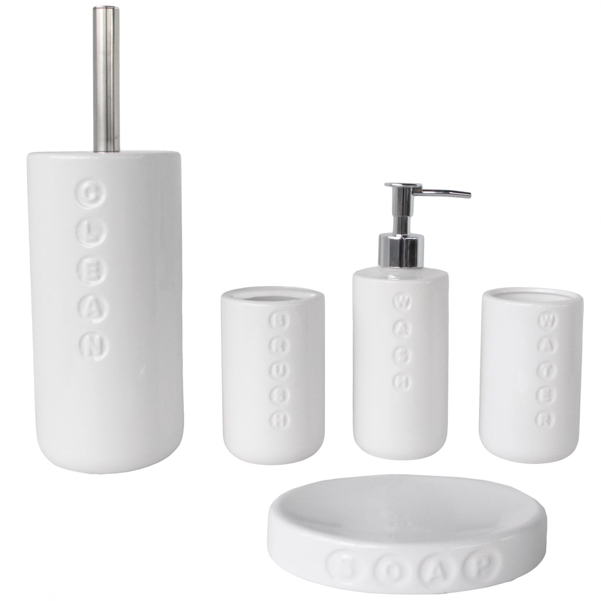 Conjunto WC com 5 Peças | Branco