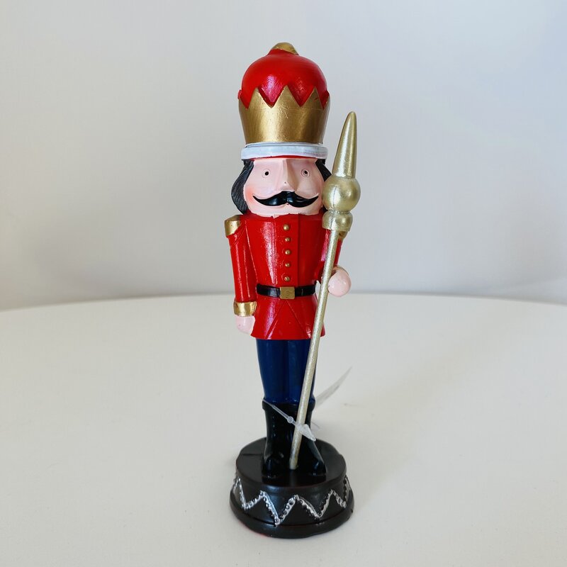 Quebra Nozes de Natal - Vermelho e Dourado - C5xL4.5xA17CM