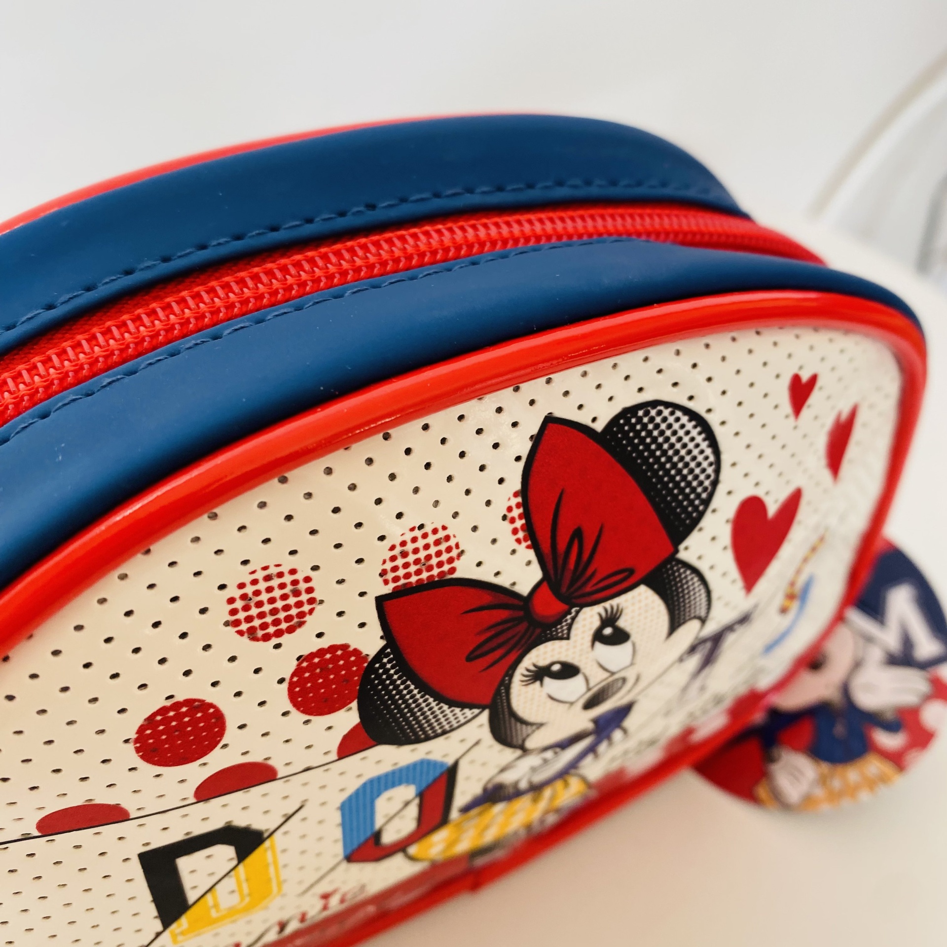 Malinha Simples Tiracolo Minnie Dots - C17xL12.5xA5CM