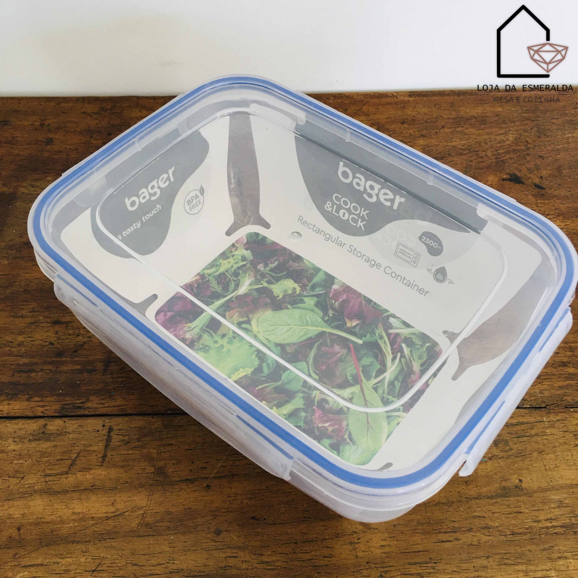 Recipientes p/ Conservação de Alimentos | Retangulares | Vários Tamanhos