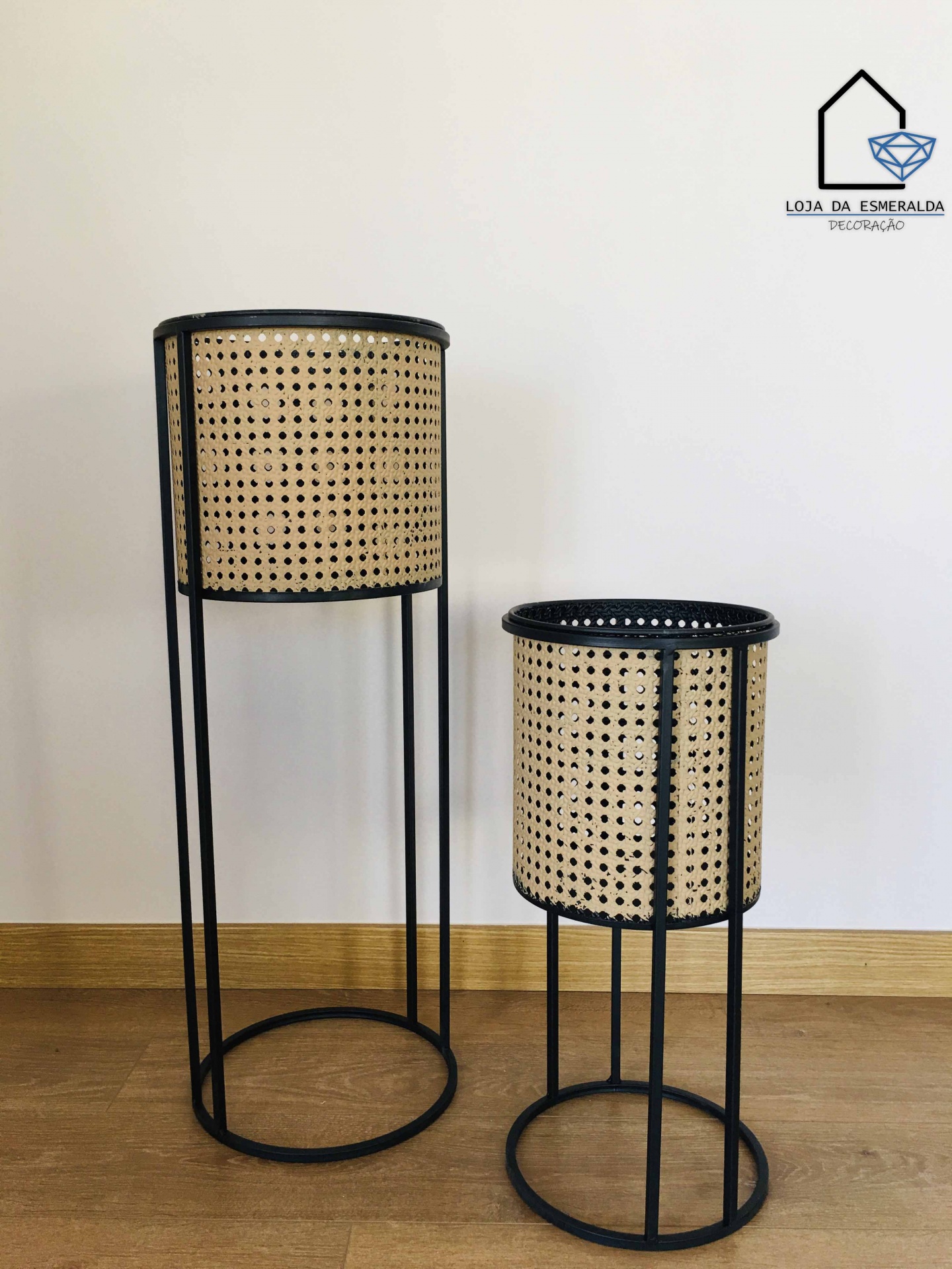 Floreiras Loft Circulares | Metal