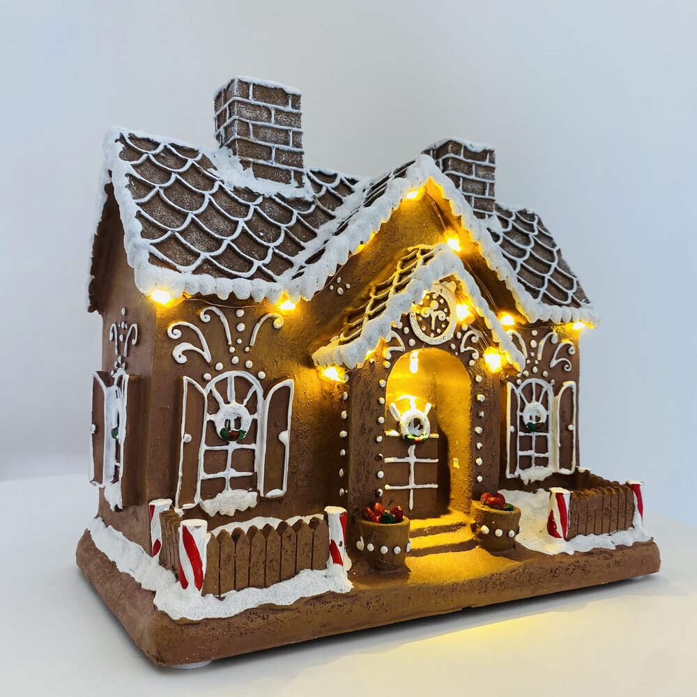 Casa de Natal c/ iluminação - C24xL13xA22CM