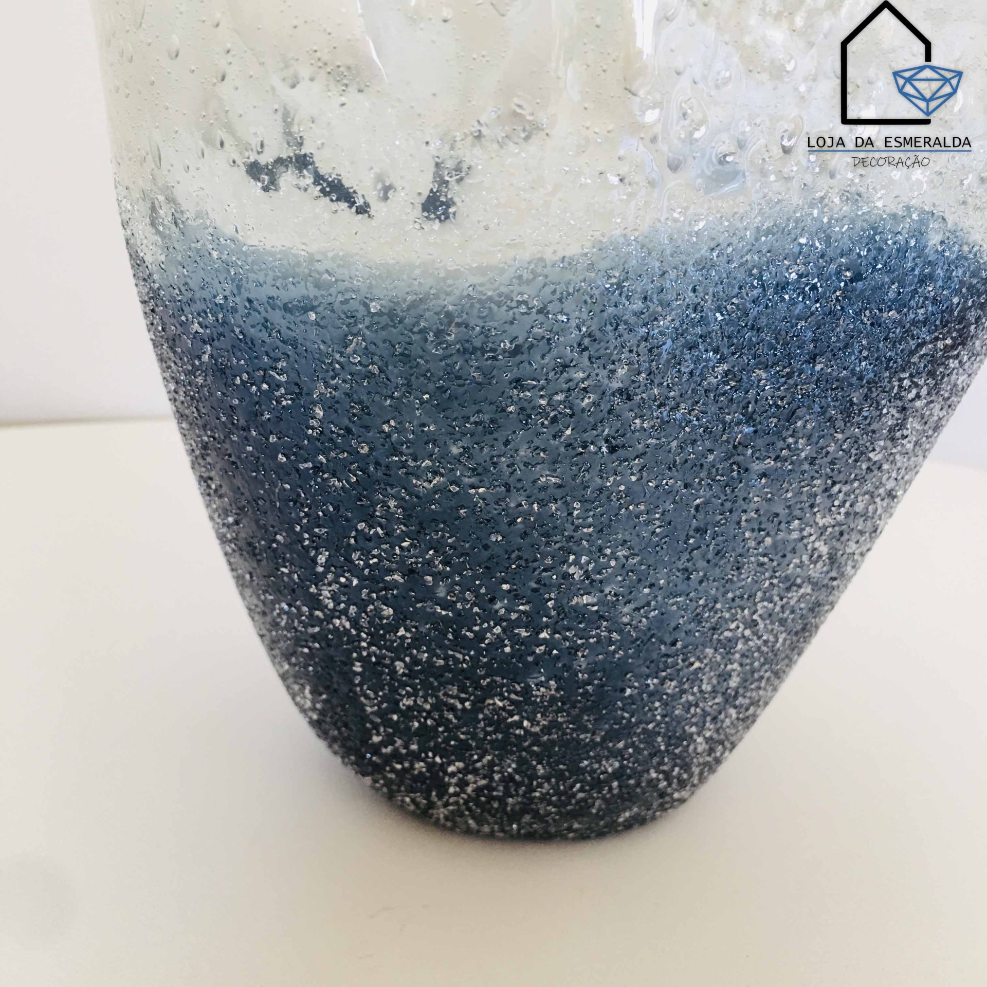 Jarra | Blue Glass | 18.5x11.5x25 CM