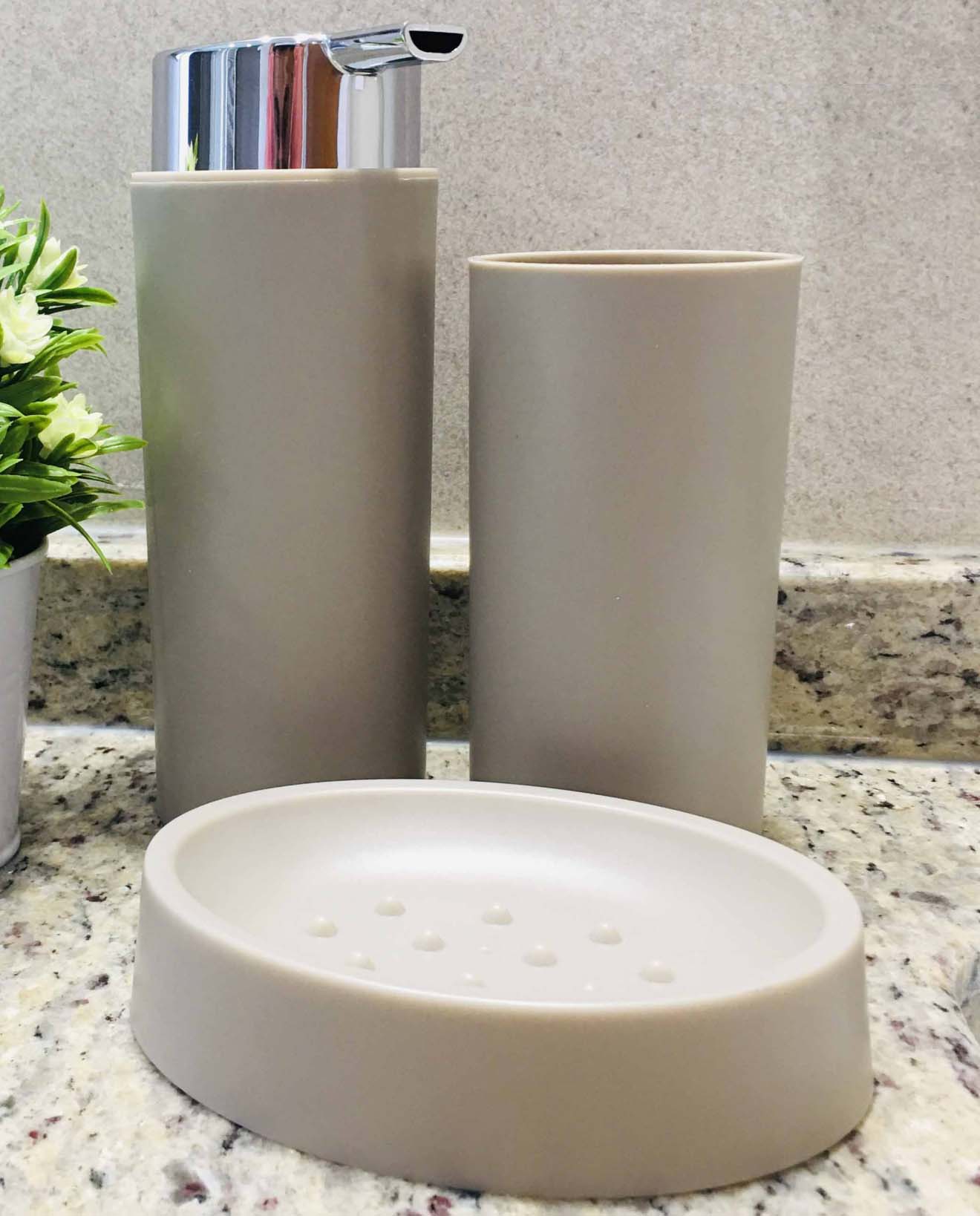 Conjunto WC | 3 Peças | Beje