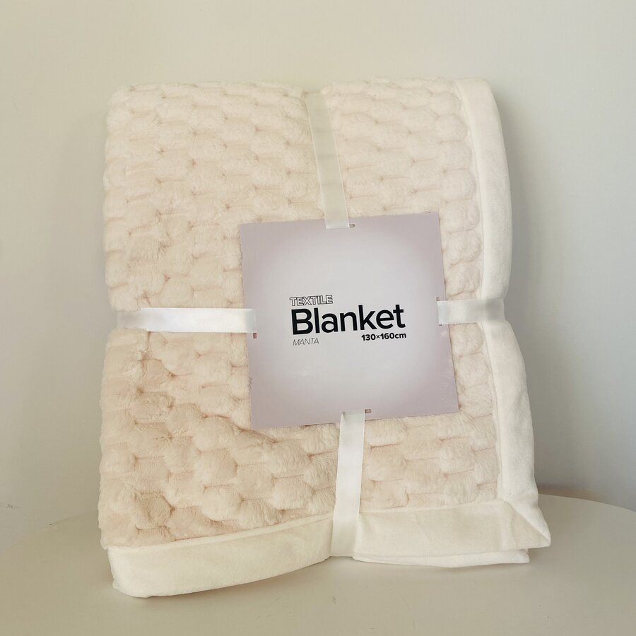 Manta - Creme - 130x160 CM