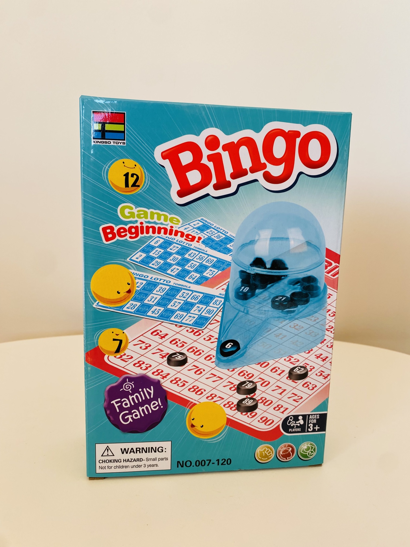 Jogo 24x16cm Bingo - Mais de 3 Anos - 2 Jogadores