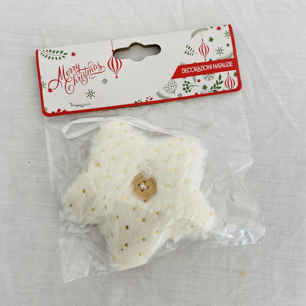 Decorações de Natal - Ornamento para Árvore - Estrela