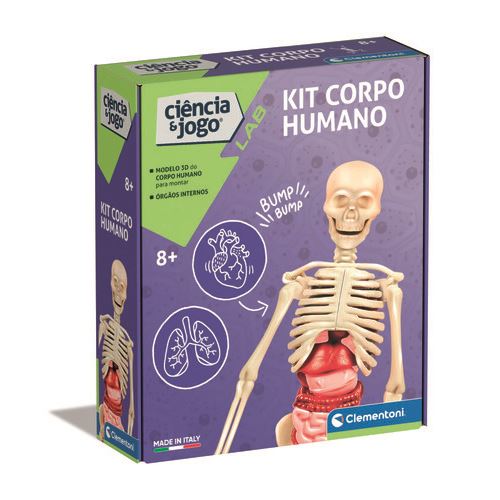 Jogos Educativos ou Científico - Kit Corpo Humano - Mais de 8 anos
