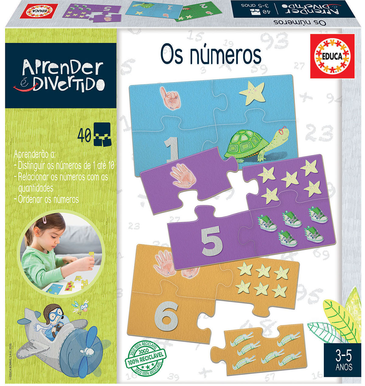 Aprender é Divertido | Os Números | 3-5 Anos
