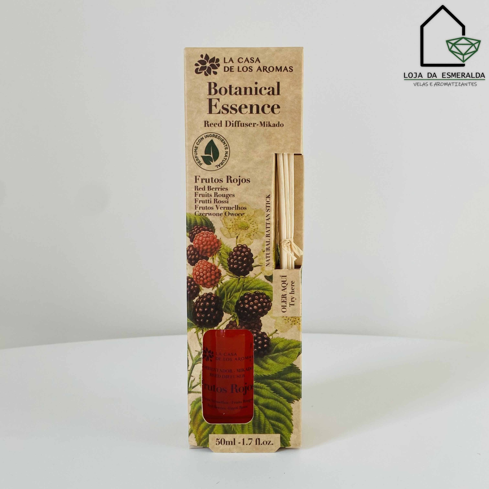 Mikado Difusor de Perfume 50ML | Frutos Vermelhos