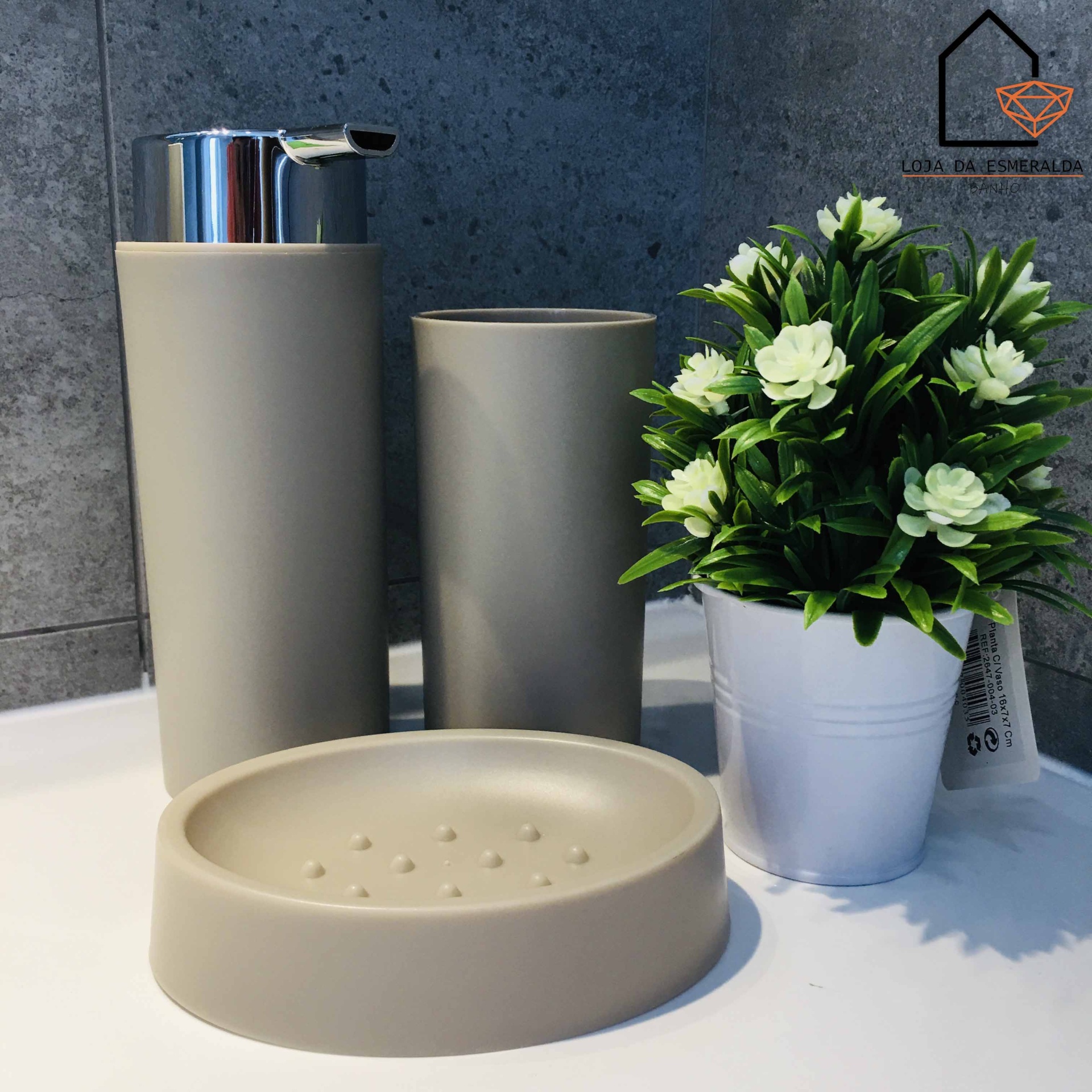 Conjunto WC | 3 Peças | Beje