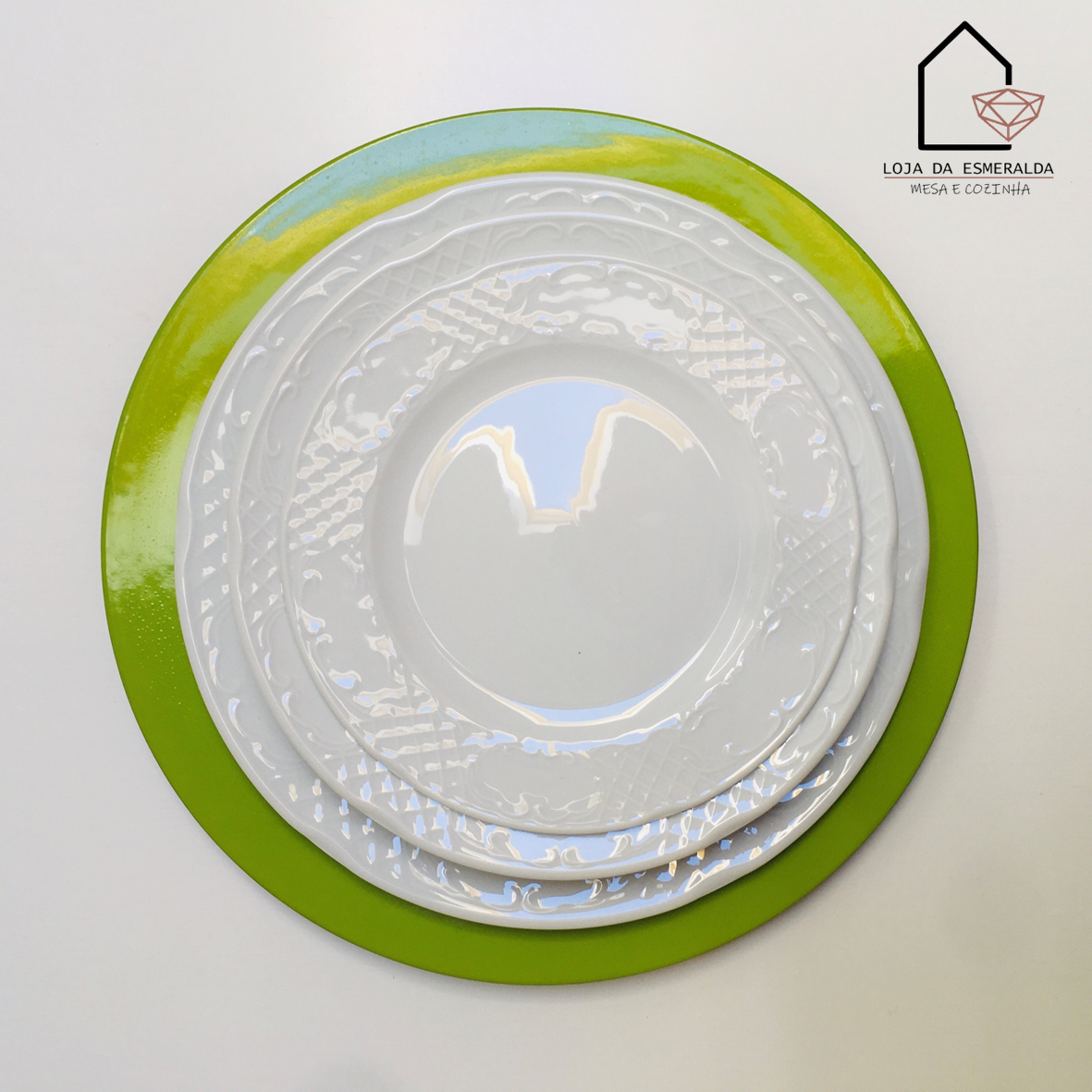 Individuais Redondos Coloridos