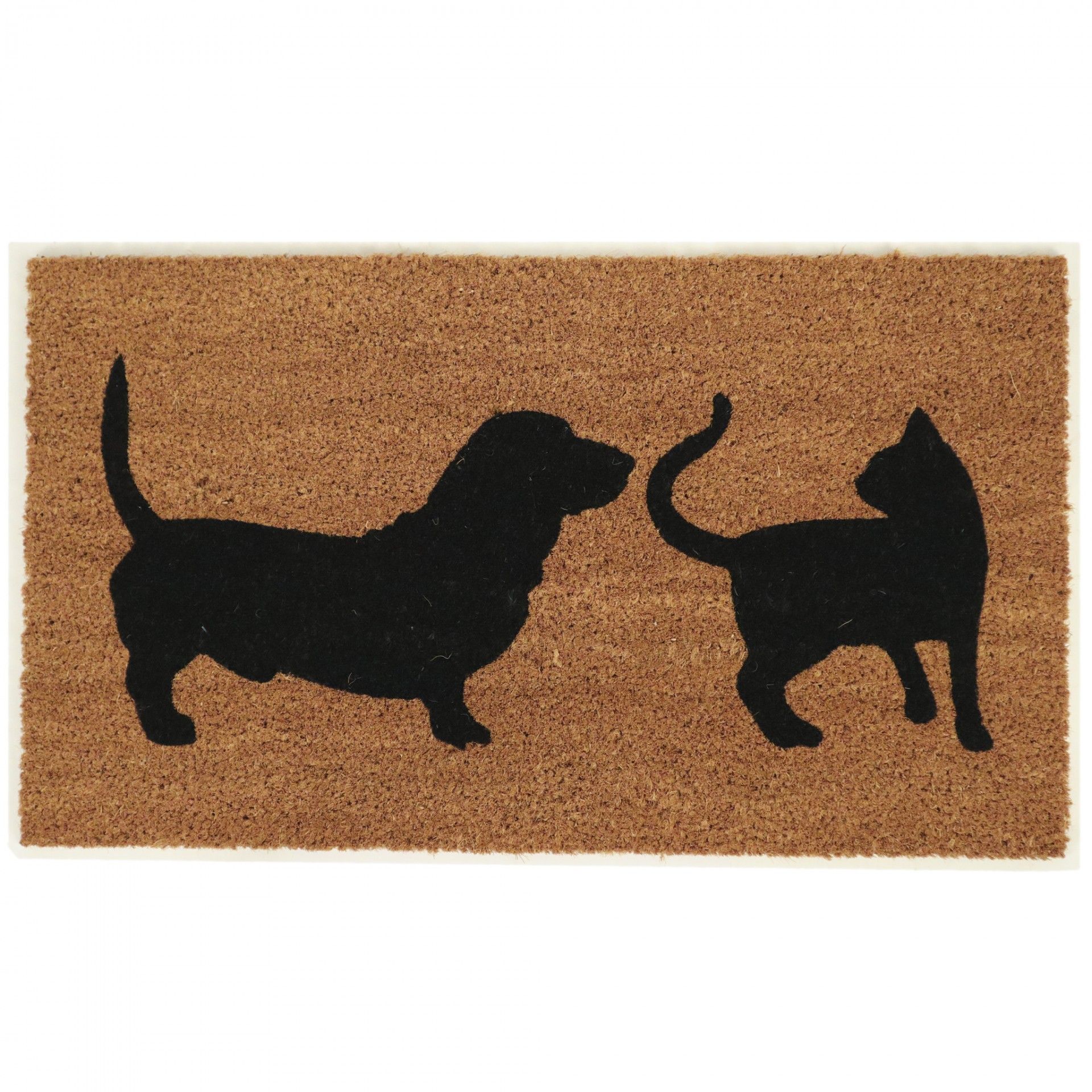 Tapete Cão e Gato - Fibra - C70xL40CM