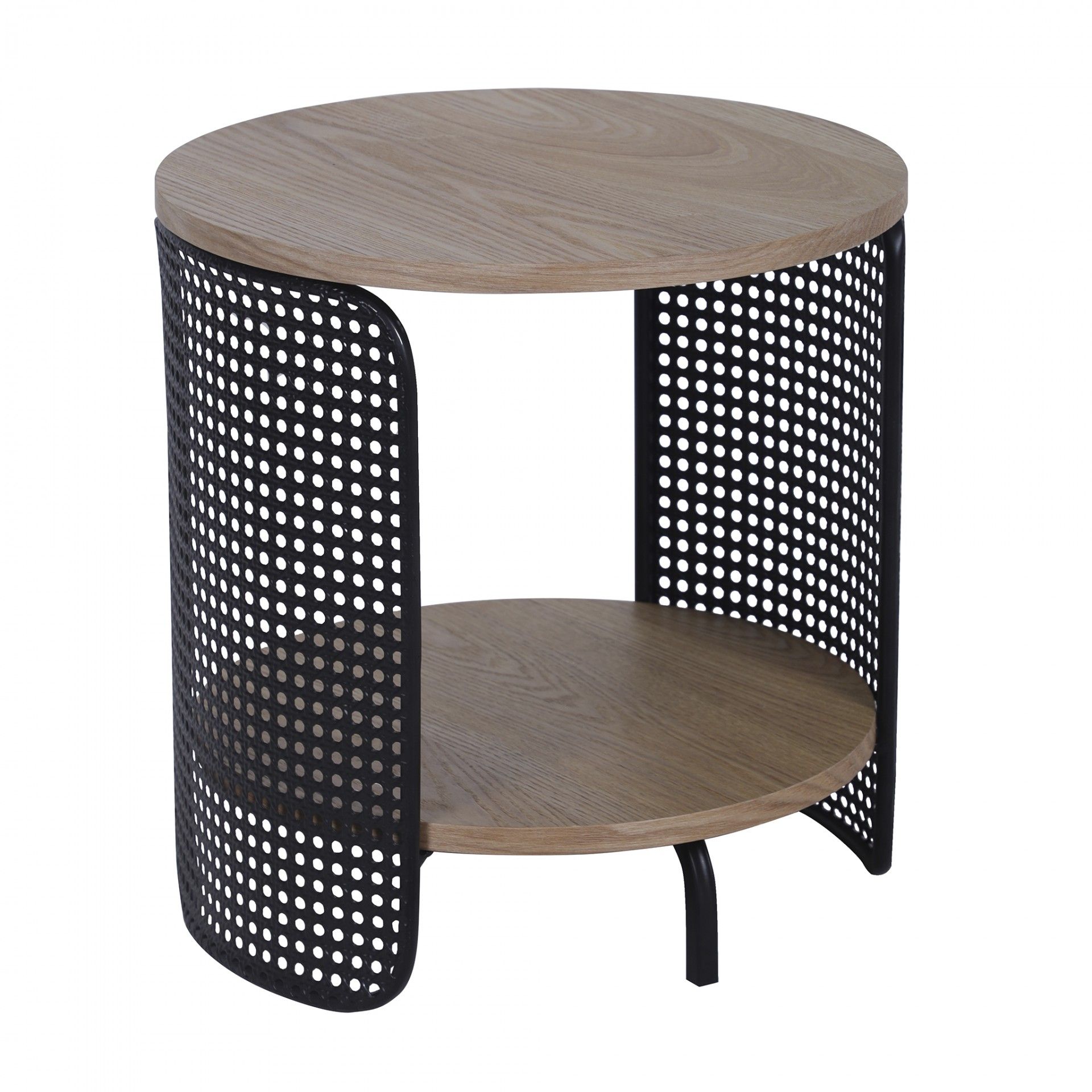 Mesa Auxiliar LOFT | Metal&Madeira | 39x39x40CM