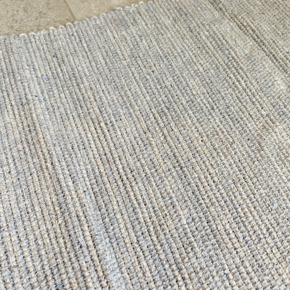 Tapete Tradicional - Algodão - Cinza- C80xL50CM