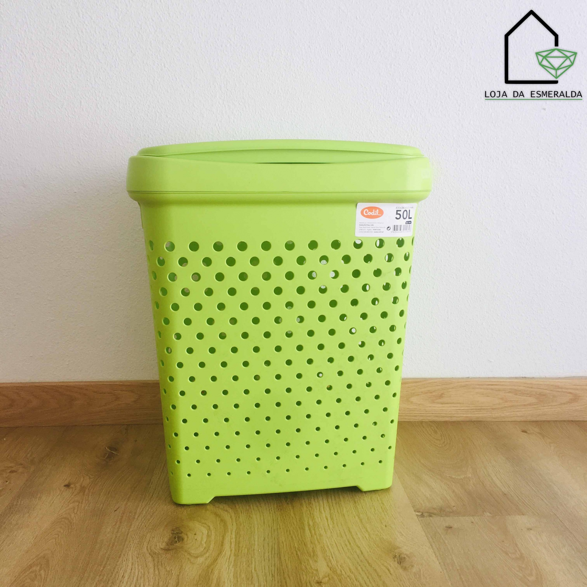 Cesto Multiusos 50L | Verde Claro | 36x28x49CM