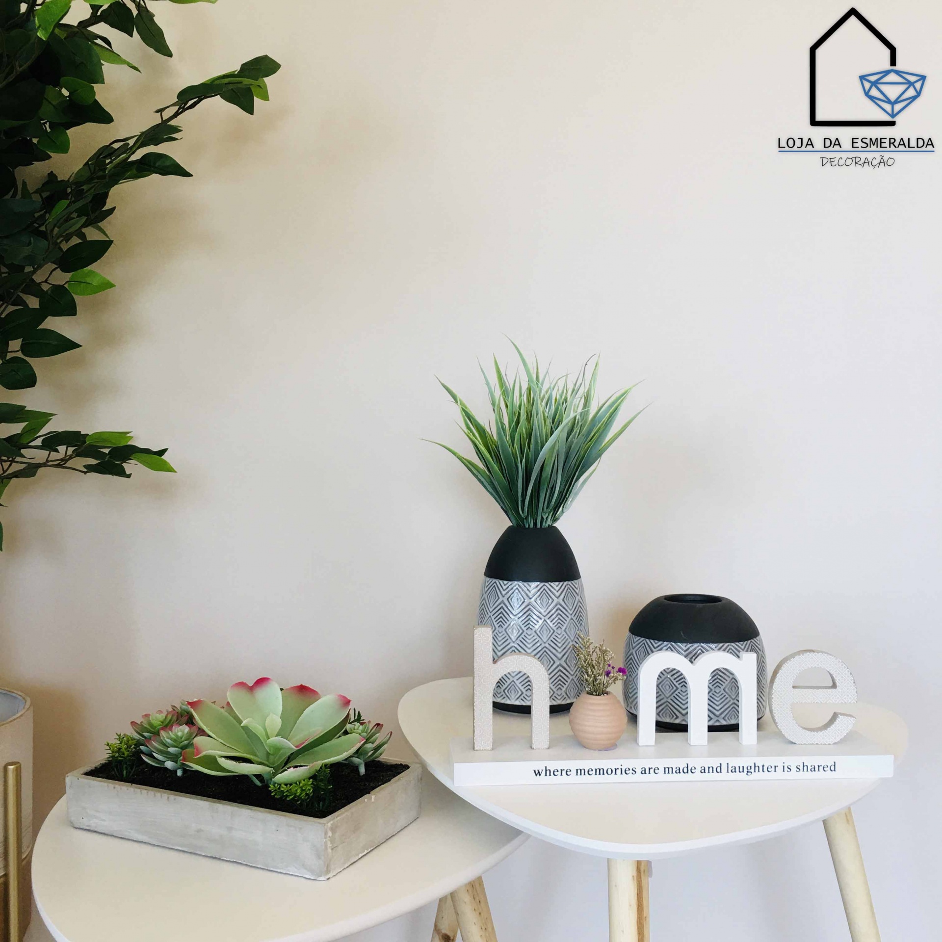 Placa Home c/ Dizeres - C40xL8xA14CM